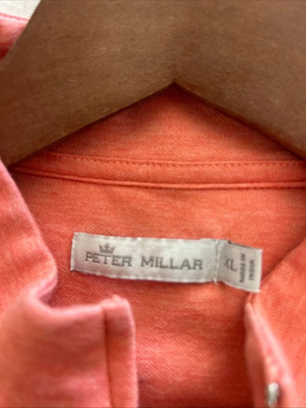 Peter Millar Coral Orange Women’s XL Full Zip Jacket Casual Golf Beach